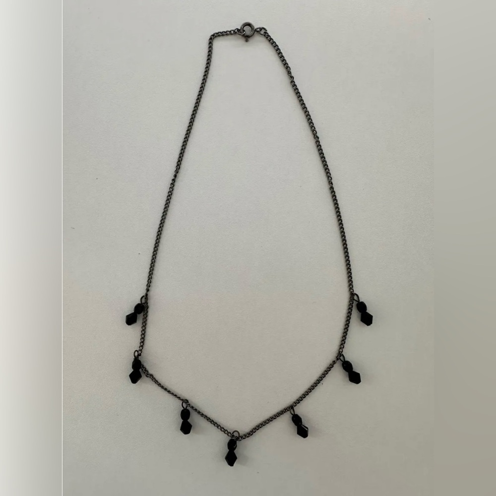 The Limited Black Beaded Necklace